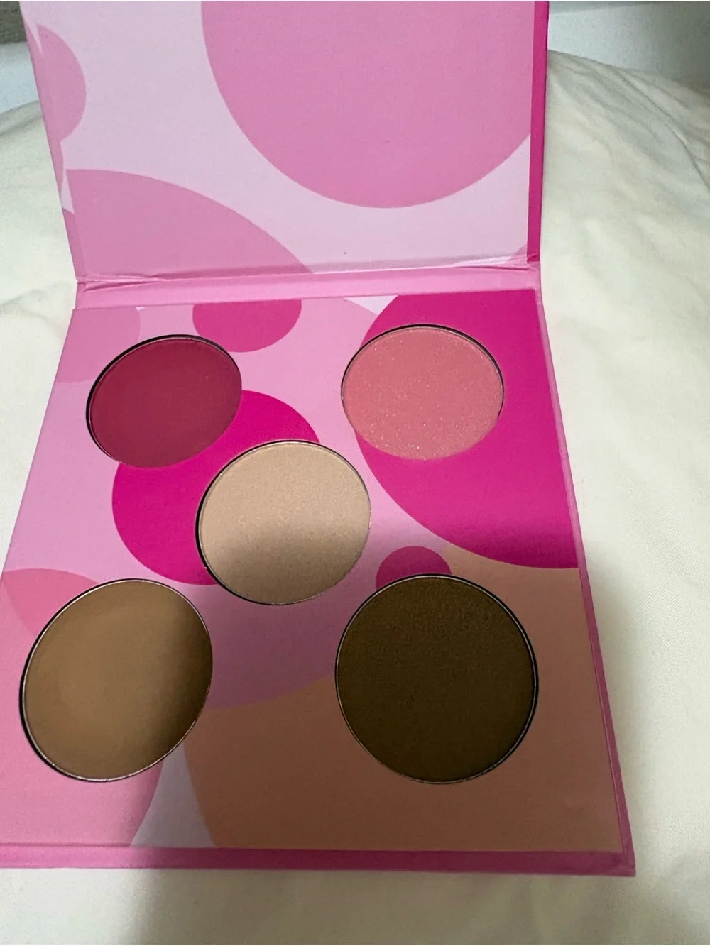 Coastal Scents Blush and Bronzer Mini Palette - Pink, Magenta, Peach